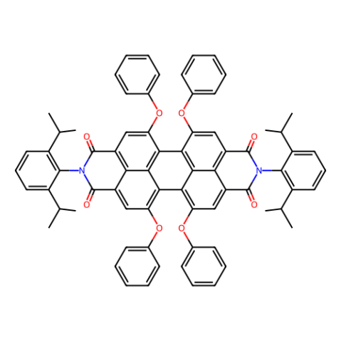 N,N'-雙(2,6-二異丙基苯基)-1,6,7,12-四苯氧基-3,4,9,10-苝四甲酰二亞胺,N,N'-Bis(2,6-diisopropylphenyl)-1,6,7,12-tetraphenoxy-3,4,9,10-perylenetetracarboxylic Diimide