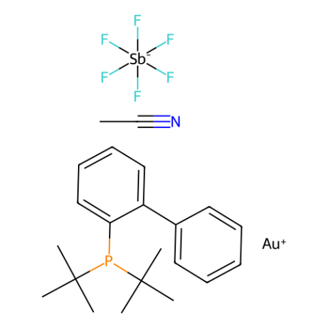 (乙腈)[(2-联苯)二叔丁基膦]六氟锑酸金(I),(Acetonitrile)[(2-biphenyl)di-tert-butylphosphine]gold(I) hexafluoroantimonate