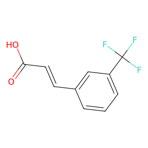 3-(三氟甲基)肉桂酸,3-(Trifluoromethyl)cinnamic acid, predominantly trans