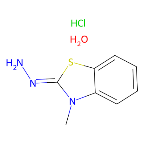 3-甲基-2-苯并噻唑啉酮腙 盐酸盐 一水合物,3-Methyl-2-benzothiazolinone hydrazone hydrochloride monohydrate