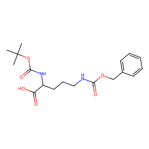 N-叔丁氧羰基-N'-苄氧羰基-D-鸟氨酸,Boc-D-Orn(Z)-OH