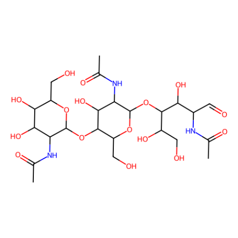 N,N',N''-三乙酰基壳三糖,N,N′,N′′-Triacetylchitotriose