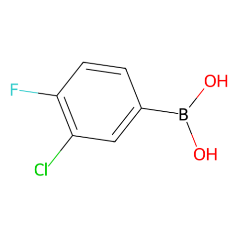 3-氯-4-氟苯基硼酸 (含不同量的酸酐),3-Chloro-4-fluorophenylboronic Acid (contains varying amounts of Anhydride)