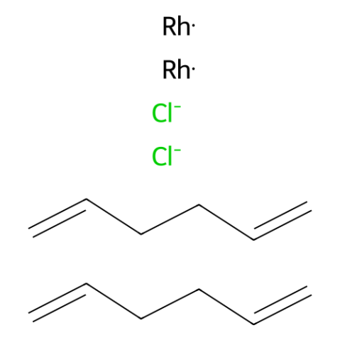 (1,5-己二烯)氯化铑(I)二聚体,Chloro(1,5-hexadiene)rhodium(I),dimer