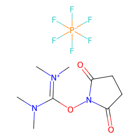 N,N,N',N'-四甲基-O-(N-琥珀酸亚胺基)脲六氟磷酸盐,N,N,N′,N′-Tetramethyl-O-(N-succinimidyl)uronium hexafluorophosphate