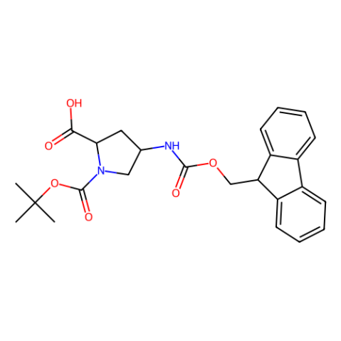 N-Boc-顺式-4-Fmoc-氨基-L-脯氨酸,N-Boc-cis-4-N-Fmoc-amino-L-proline
