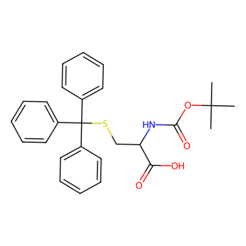 N-叔丁氧羰基-S-三苯甲基-L-半胱氨酸,Boc-Cys(trt)-OH