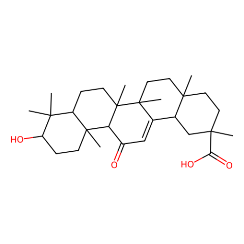 甘草次酸(β型）,18β-Glycyrrhetinic acid