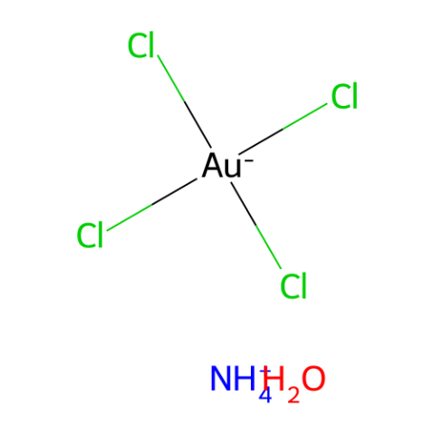 四氯金酸铵 水合物,Ammonium tetrachloroaurate(III) hydrate