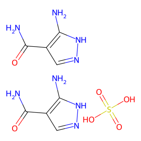3-氨基-4-甲酰胺基吡唑半硫酸盐,3-Amino-4-pyrazolecarboxamide hemisulfate salt