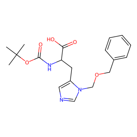 N-Boc-3-芐氧甲基-L-組氨酸,N-Boc-3-benzyloxymethyl-L-histidine