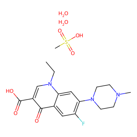 培氟沙星,Pefloxacin mesylate dihydrate