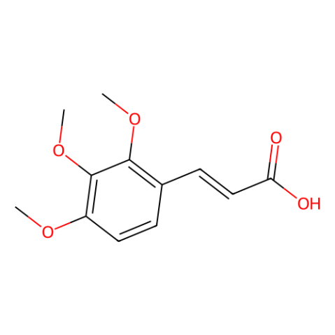 2,3,4-三甲氧基肉桂酸,trans-2,3,4-Trimethoxycinnamic