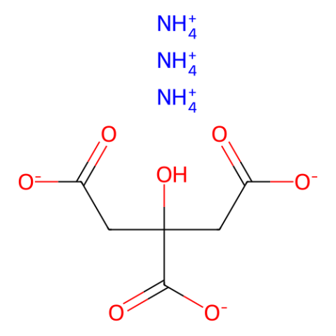 檸檬酸銨,Ammonium citrate tribasic