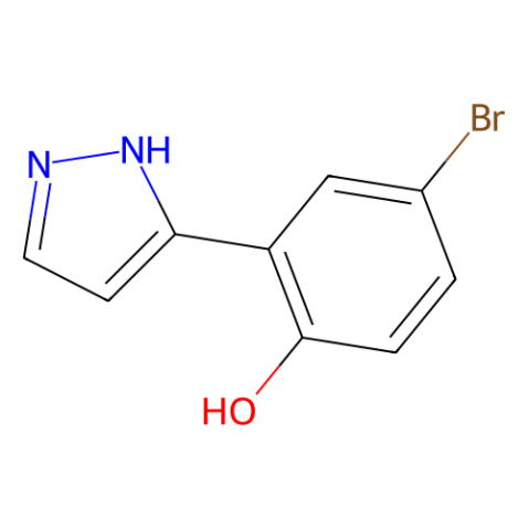 4-溴-2-(1H-吡唑-3-基)苯酚,4-Bromo-2-(1H-pyrazol-3-yl)phenol