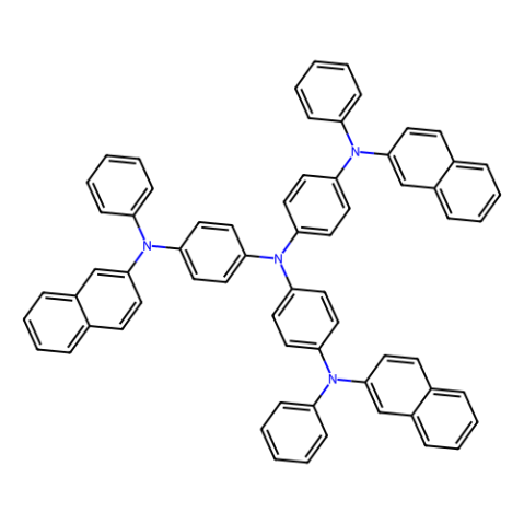 4,4',4''-三[2-萘基苯基氨基]三苯基胺,4,4′,4′′-Tris[2-naphthyl(phenyl)amino]triphenylamine