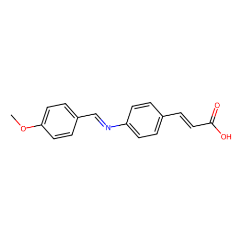 4-[(4-甲氧基苯亞甲基)氨基]肉桂酸,4-[(4-Methoxybenzylidene)amino]cinnamic Acid