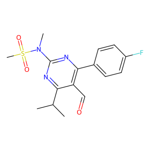 4-(4-氟苯基)-6-异丙基-2-(N-甲基-N-甲磺酰基氨基)-5-嘧啶甲醛,4-(4-Fluorophenyl)-6-isopropyl-2-(N-methyl-N-methanesulfonylamino)-5-pyrimidinecarboxaldehyde
