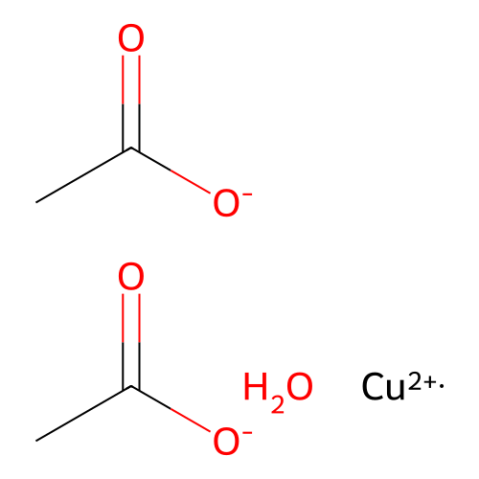 乙酸铜 一水合物,Copper(II) acetate monohydrate