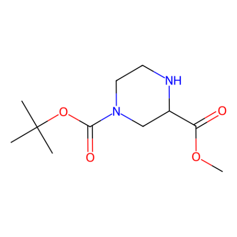 (+/-)-4-N-Boc-2-哌嗪甲酸甲酯,Methyl (±)-4-Boc-piperazine-2-carboxylate