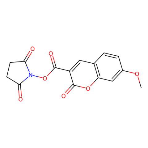 7-甲氧基香豆素-3-羧酸-N-琥珀酰亚胺酯,7-Methoxycoumarin-3-carboxylic acid N-succinimidyl ester