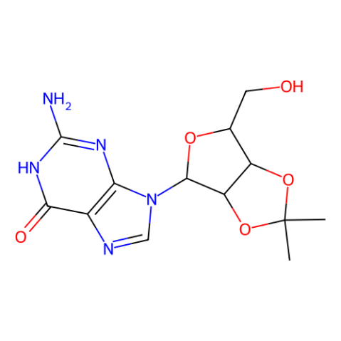 2',3'-异丙叉鸟苷,2′,3′-O-Isopropylideneguanosine