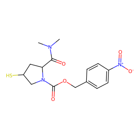 (2S,4S)-2-(二甲基氨基甲酰)-4-巰基-1-吡咯烷甲酸4-硝基苯甲酯,4-Nitrobenzyl (2S,4S)-2-(Dimethylcarbamoyl)-4-mercapto-1-pyrrolidinecarboxylate