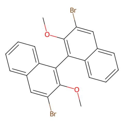 (S)-3,3'-二溴-2,2'-二甲氧基-1,1'-联萘,(S)-3,3'-Dibromo-2,2'-dimethoxy-1,1'-binaphthyl