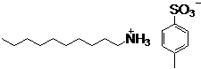 癸胺對甲苯磺酸鹽,Decaneammonium p-toluenesulfonate