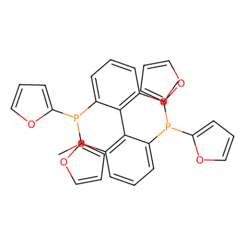 (S)-(6,6′-二甲氧基联苯-2,2′-二基)双(二-2-呋喃基膦),(S)-(-)-2,2''-Bis(di-2-furanylphosphino)-6,6''-dimethoxy-1,1''-biphenyl