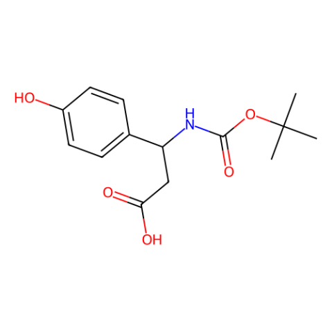 Boc-(S)-3-氨基-3-(4-羟基苯基)-丙酸,(S)-Boc-β-Tyr-OH