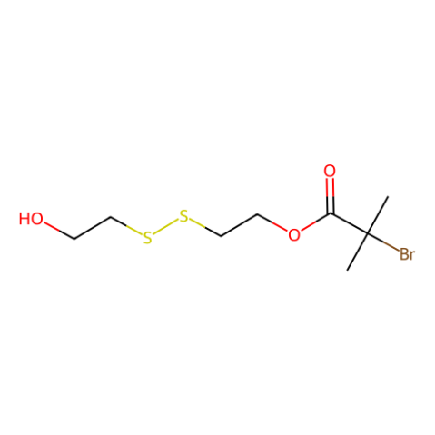 2-溴-甲基丙酸2-[(2-羟乙基)二硫烷基]乙酯,2-[(2-Hydroxyethyl)disulfanyl]ethyl 2-Bromo-2-methylpropionate