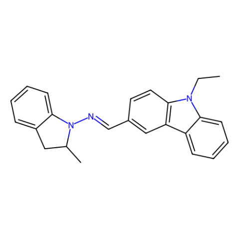 N-[(9-乙基咔唑-3-基)亚甲基]-2-甲基-1-二氢吲哚胺,N-[(9-Ethylcarbazol-3-yl)methylene]-2-methyl-1-indolinylamine