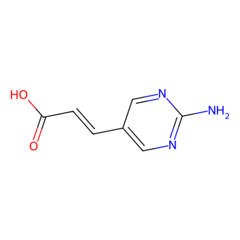 (2E)-3-(2-氨基嘧啶-5-基)丙烯酸,(2E)-3-(2-Aminopyrimidin-5-yl)acrylic acid