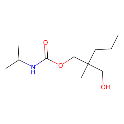 2-甲基-2-丙基-1,3-丙二醇异丙基氨基甲酸单酯,2-(hydroxymethyl)-2-methylpentyl isopropyl-carbamate