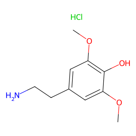 3,5-二甲氧基-4-羟基苯乙胺盐酸盐,3,5-dimethoxy-4-hydroxyphenethylamine hydrochloride