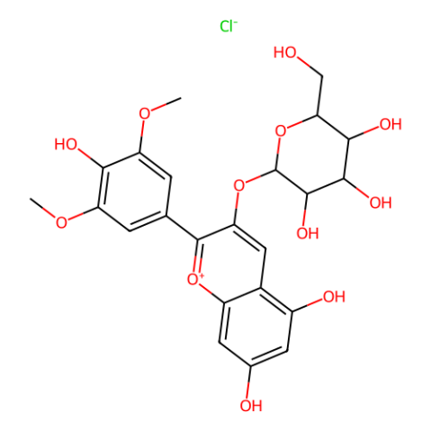 氯化锦葵色素-3-O-半乳糖苷,Malvidin-3-galactoside chloride