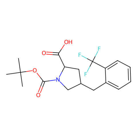 Boc-(R)-4-[2-(三氟甲基)苄基]-L-脯氨酸,Boc-(R)-4-[2-(trifluoromethyl)benzyl]-L-proline