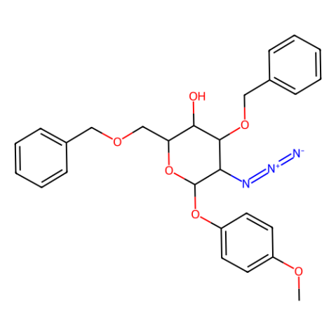 4-甲氧苯基-2-叠氮-3,6-二-O-苯基-2-脱氧-β-D-吡喃葡萄糖苷,4-Methoxyphenyl 2-Azido-3,6-di-O-benzyl-2-deoxy-β-D-glucopyranoside