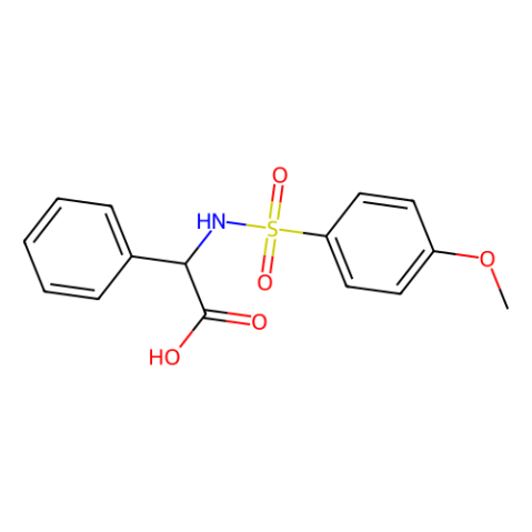 2-((4-甲氧基苯基)磺酰胺)-2-苯基乙酸,2-{[(4-Methoxyphenyl)sulfonyl]amino}-2-phenylacetic acid