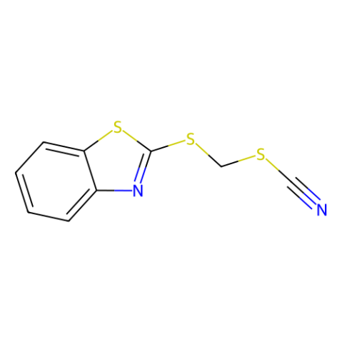 苯噻清,Thiocyanic acid (2-benzothiazolylthio)methyl ester