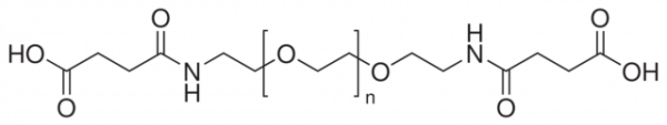 α,ω-雙{2-[(3-羧基-1-氧丙基)氨基]乙基}聚乙二醇,α,ω-Bis{2-[(3-carboxy-1-oxopropyl)amino]ethyl}polyethylene glycol