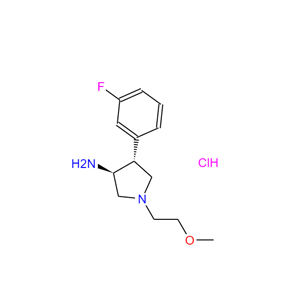 (3S,4R)-4-(3-fluorophenyl)-1-(2-methoxyethyl)pyrrolidin-3-aminedihydrochloride