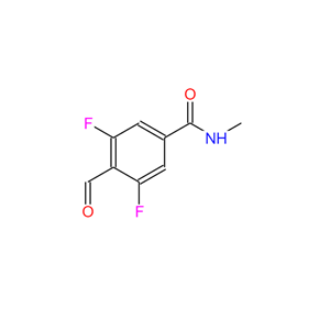 3,5-difluoro-4-formyl-N-methylbenzamide 1308849-85-5