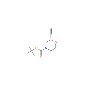 4-Morpholinecarboxylic acid, 2-ethynyl-, 1,1-dimethylethyl ester, (2S)-