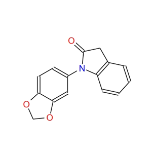 1-benzo[1,3]dioxol-5-yl-1,3-dihydro-indol-2-one,1-benzo[1,3]dioxol-5-yl-1,3-dihydro-indol-2-one