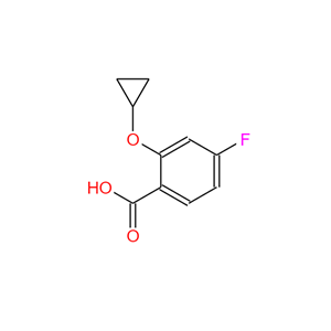 2-环丙氧基-4-氟苯甲酸