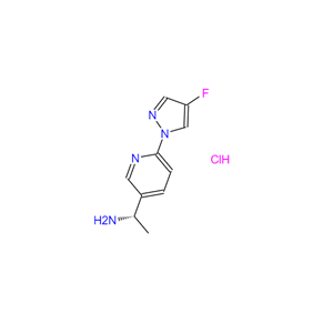 (S)-1-(6-(4-氟-1H-吡唑-1-基)吡啶-3-基)乙胺二盐酸盐