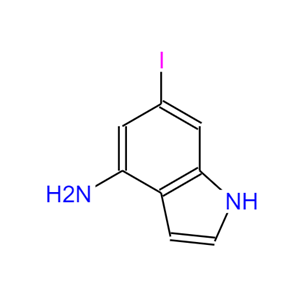 6-碘-1H-吲哚-4-胺
