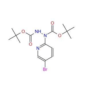 bis(1,1-dimethylethyl) 1-(5-bromo-2-pyridyl)hydrazine-1,2-dicarboxylate 342635-34-1